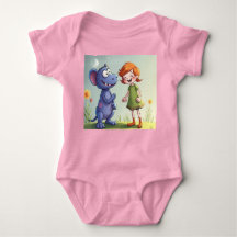 Beste Freunde Ein Mädchen und ihr lustiger Monster