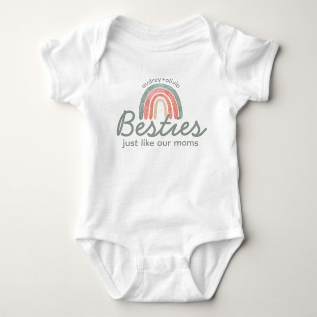Body Para Bebé Bestias igual que nuestras madres Personalizado Bo (Anverso)