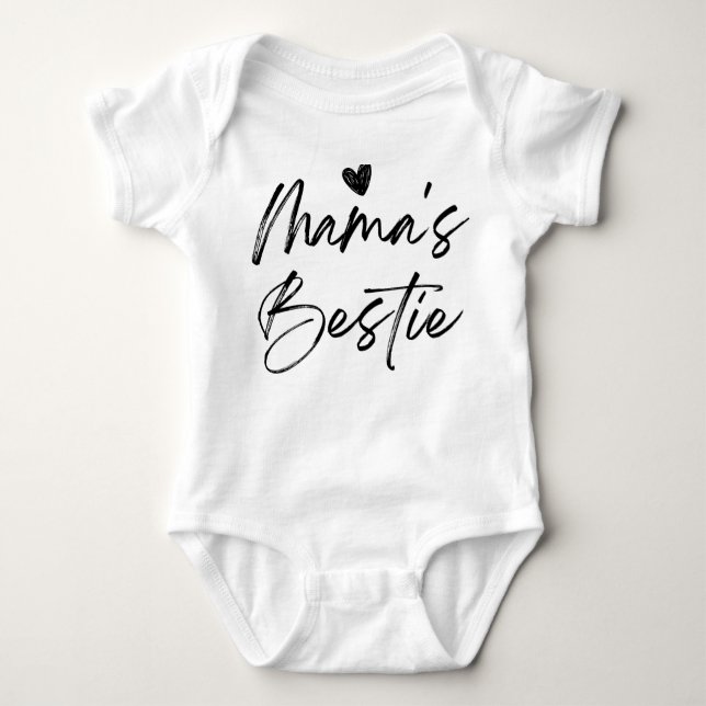 Body Para Bebé Bestie Baby Bodysuit de Mamá (Anverso)