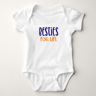 Body Para Bebé Besties por la vida.