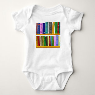 Body Para Bebé biblioteca de libros de estantes leyendo