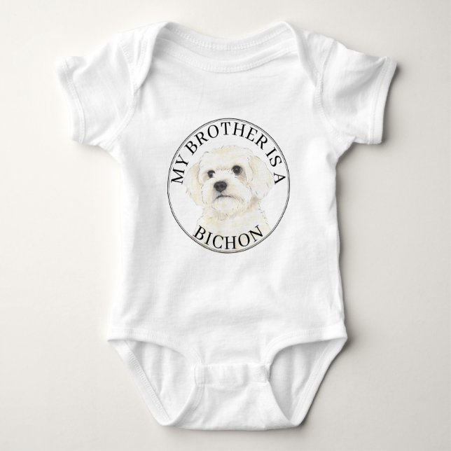 Body Para Bebé Bichon Big Brother (Anverso)