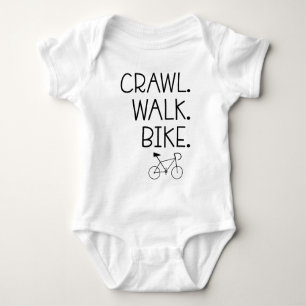 Body Para Bebé Bicicleta Crawl Walk - Bicicleta Cute - Baking