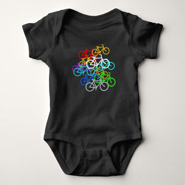 Body Para Bebé Bicicletas (Anverso)