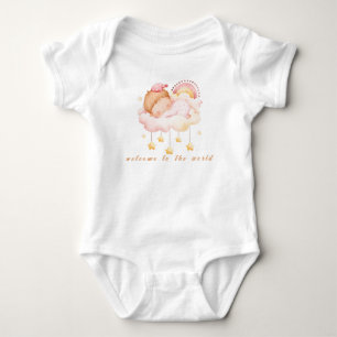 Body Para Bebé bienvenido al mundo Cute Morden