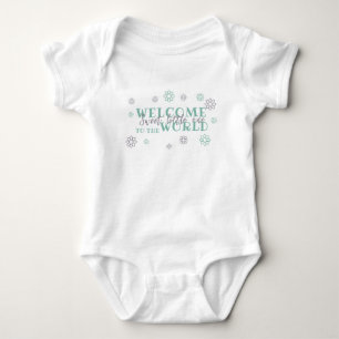 Body Para Bebé bienvenido al mundo dulce pequeño