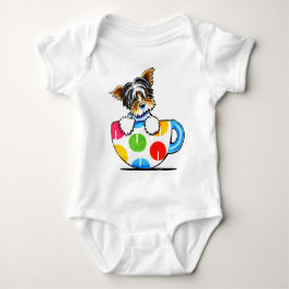 Body Para Bebé Biewer Yorkie Polka Dot Cup