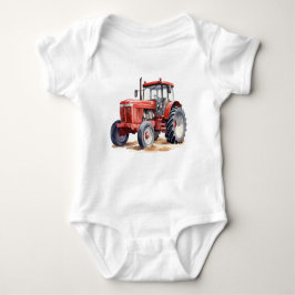 Body Para Bebé Big Red Tractor, regalo para niños y Chicas