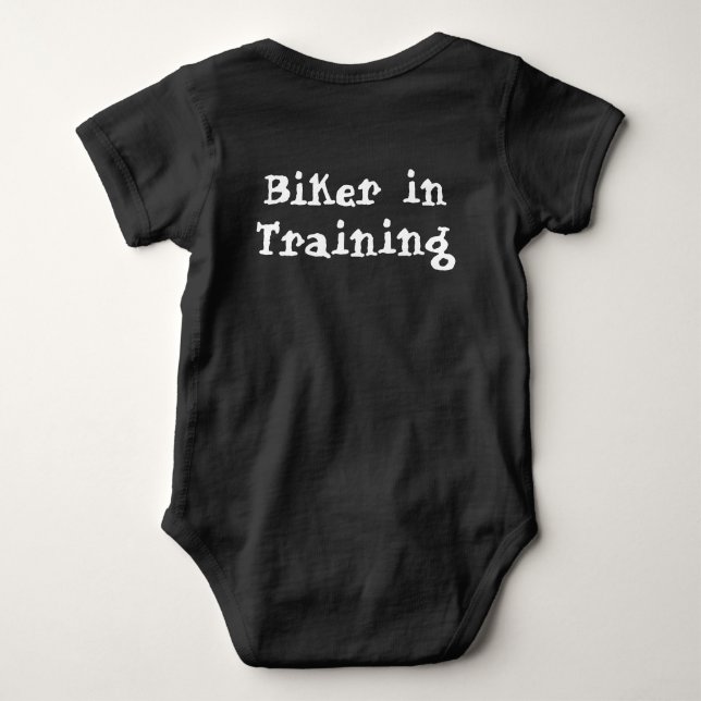 Body Para Bebé Biker in training (Reverso)
