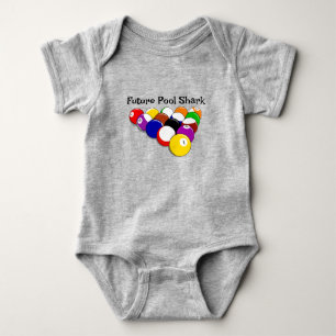 Body Para Bebé Billiard Balls Design Baby Bodysuit
