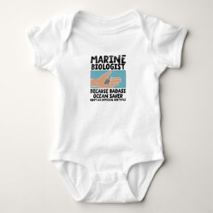 Body Para Bebé Biólogo Marino Biología Marina