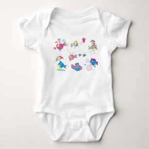 Body Para Bebé Birdies Infantil Creeper