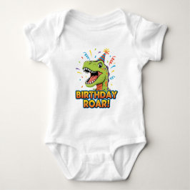 Body Para Bebé Birthday Roar Cute Dinosaur Birthday Party Design