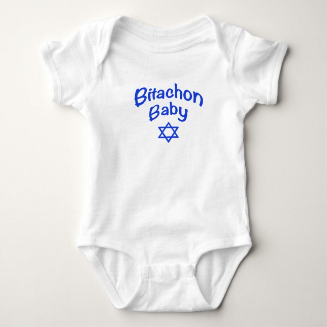 Body Para Bebé Bitachon Baby Blue (Anverso)