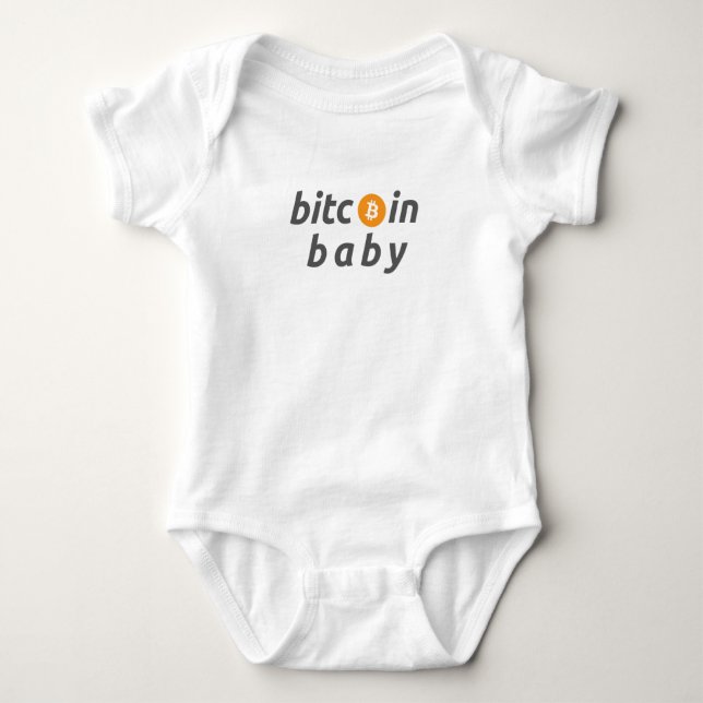 Body Para Bebé Bitcoin Baby Bodysuit (Anverso)