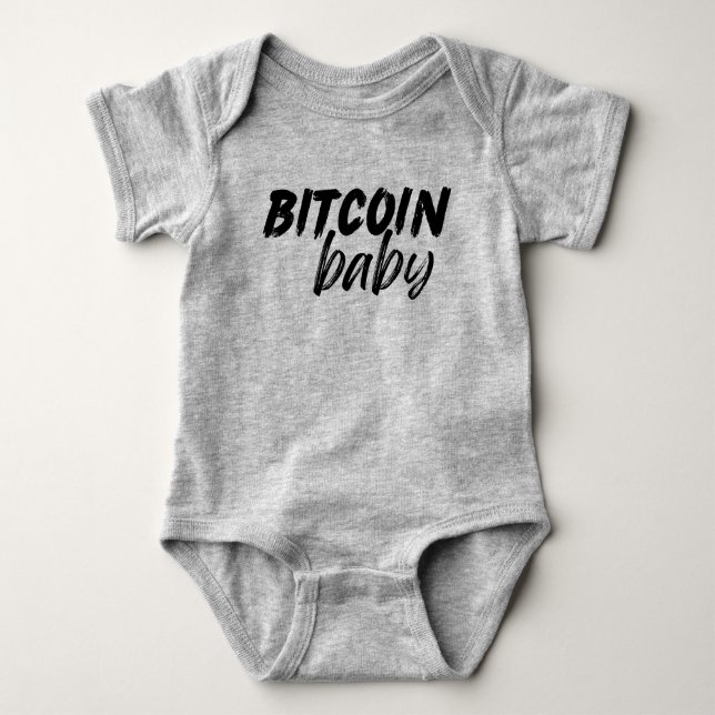 Body Para Bebé bitcoin BABY crypto street style (Anverso)
