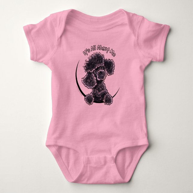 Body Para Bebé Black Toy Poodle IAAM (Anverso)