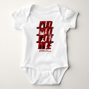 Body Para Bebé Blanco infantil ROJO de James Dore Onsie