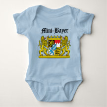 Blauer Bubenstrampler für Mini-Bayer