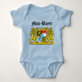 Body Para Bebé Blauer Bubenstrampler für Mini-Bayer