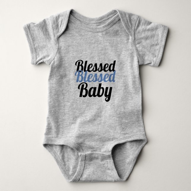 Body Para Bebé Blessed Blessed Baby (Anverso)