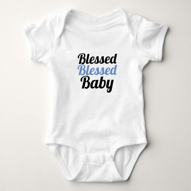 Body Para Bebé Blessed Blessed Baby Bodysuit (Anverso)