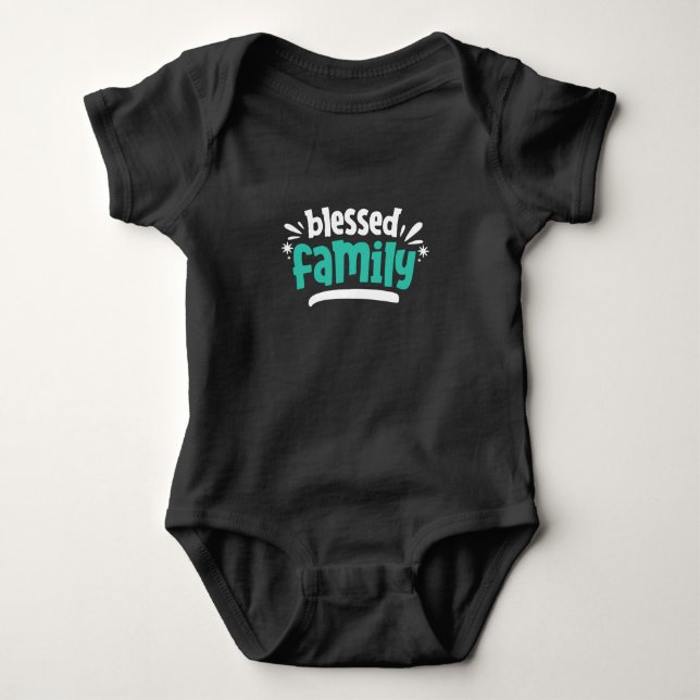 Body Para Bebé Blessed Family (Anverso)