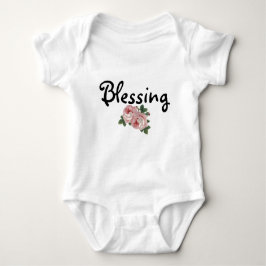 Body Para Bebé Blessing Floral Tutu Bodysuit