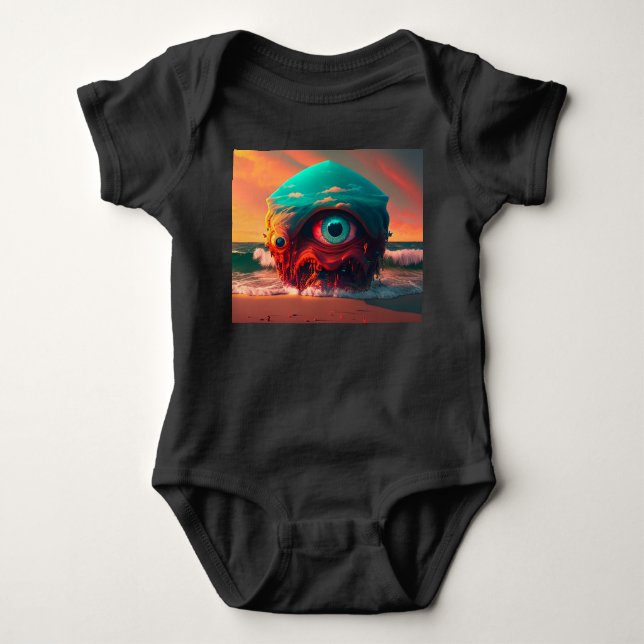 Body Para Bebé Bloody Eyes (Anverso)