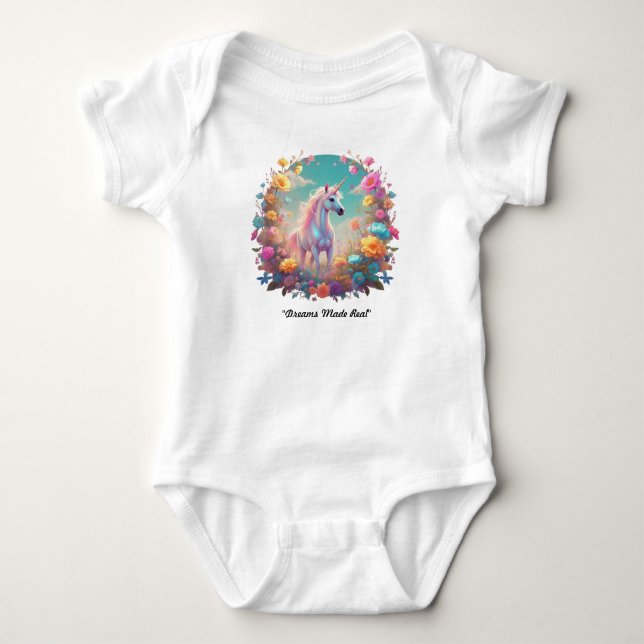 Body Para Bebé "Bloom etéreo" (Anverso)