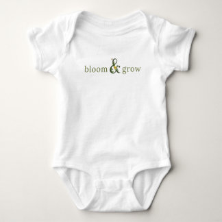 Body Para Bebé Bloom & Grow nature farmhouse baby outfit