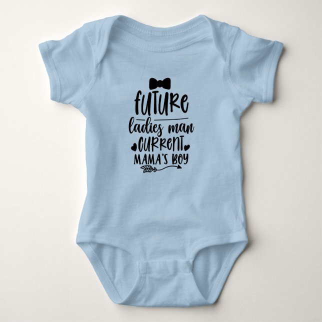 Body Para Bebé Blue Baby Boy Bodysuit (Anverso)