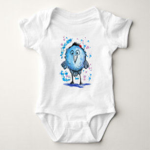 Body Para Bebé Blue Bird Baby Bodysuit Fun