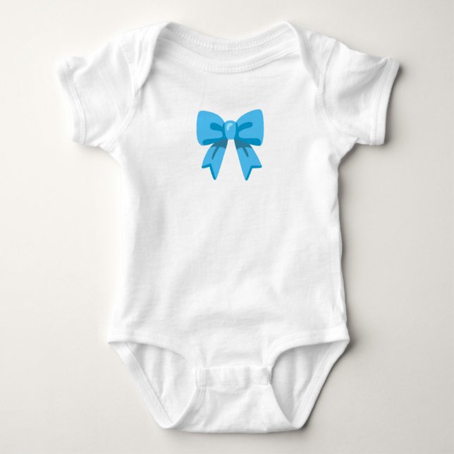 Body Para Bebé Blue Bow (Anverso)