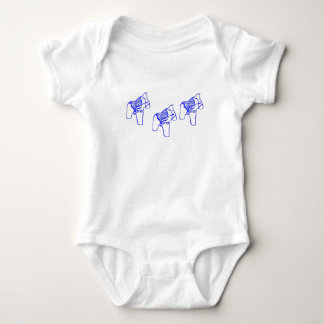 Body Para Bebé Blue Dala Horse Baby Bodysuit