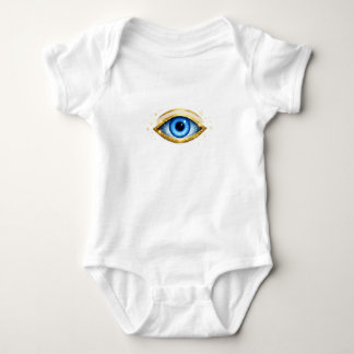 Body Para Bebé Blue Evil Eye Baby Bodysuit – Cute Protection Desi