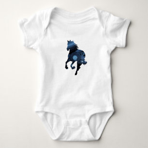 Body Para Bebé Blue Horse Baby Bodysuit