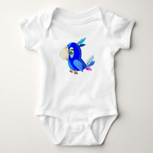 Body Para Bebé Blue Parrot Baby Bodysuit
