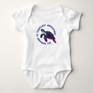 Body Para Bebé Blue Turtle PAWPAW
