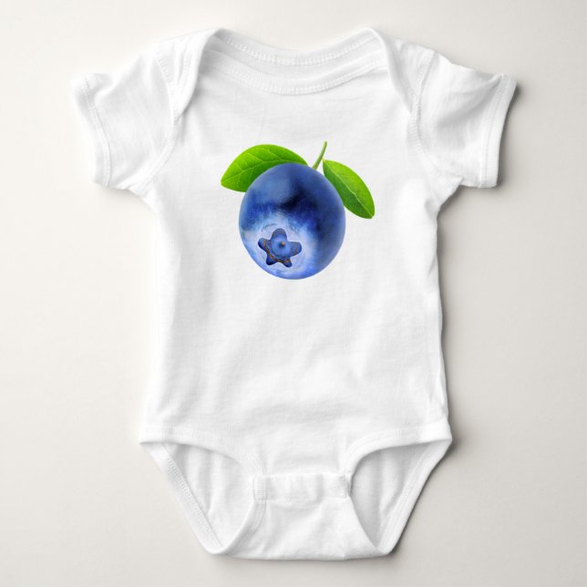 Body Para Bebé Blueberry (Anverso)
