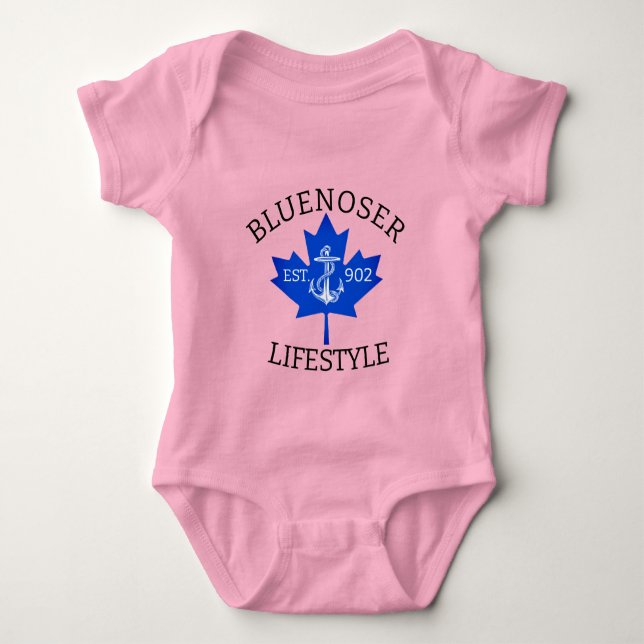 Body Para Bebé Bluenoser Lifestyle Maple leaf 902 Eh! (Anverso)
