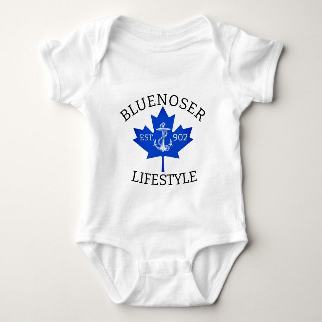Body Para Bebé Bluenoser Lifestyle Maple leaf 902 Eh! (Anverso)