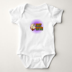 Body Para Bebé BlueTongue CartoonPirata Camiseta Unicornio HumorA