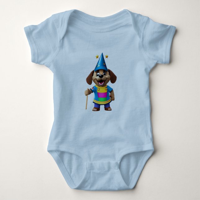Body Para Bebé Bluey Birthday Party T-shirt, Kids Birthday Shirt (Anverso)