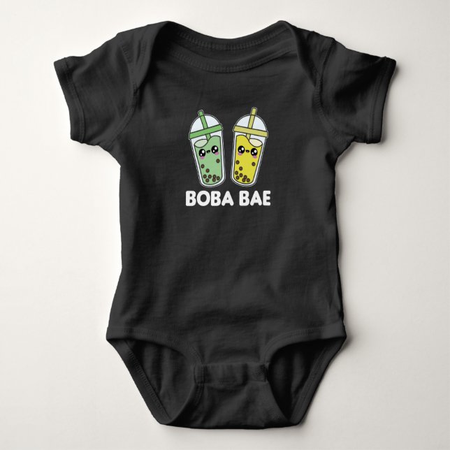 Body Para Bebé Boba Bae - Bubble Tea Kawaii Boba Tea Love (Anverso)