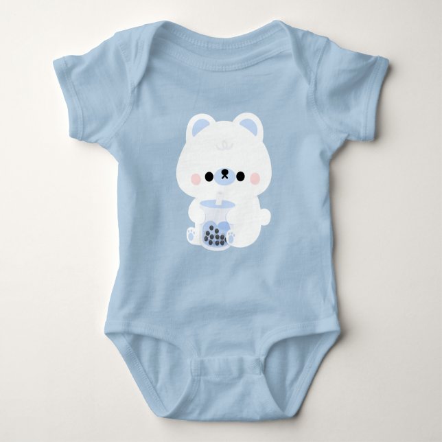 Body Para Bebé Boba Polar Bear (Anverso)