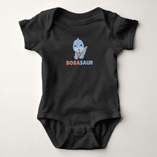 Body Para Bebé Bobasaur Boba Dinosaur Dino Bubble Tea