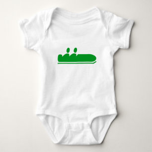 Body Para Bebé Bobsled - Verde de hierba