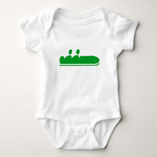 Body Para Bebé Bobsled - Verde de hierba