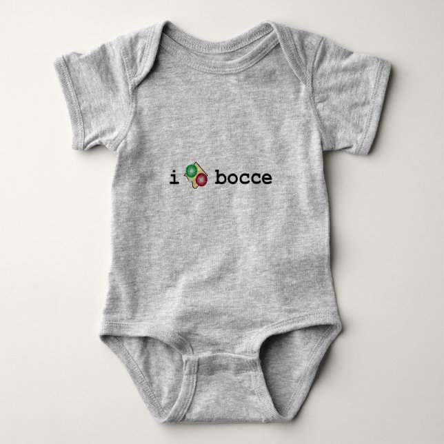 Body Para Bebé Bocce Onsie (Anverso)